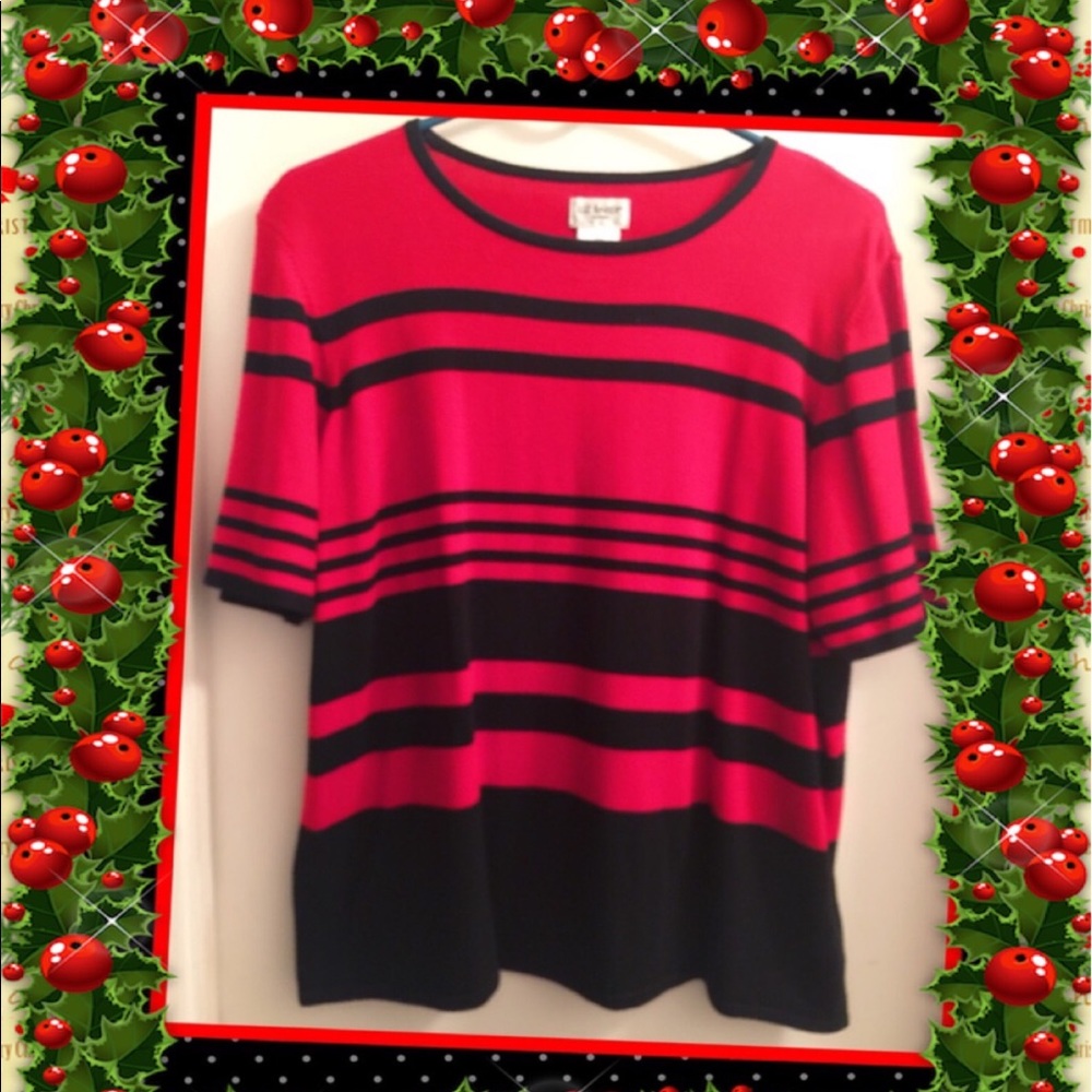 Liz Baker Short Sleeve SweaterTop•2X - Picture 8 of 8